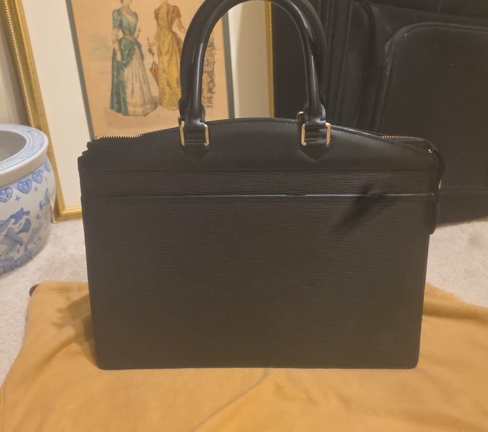 Leather Top-Handle Epi  - Black With Original Dust Bag